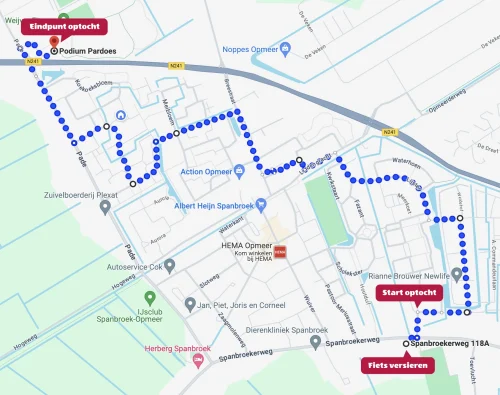 route optocht